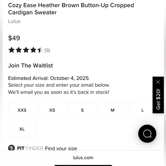 Lulus - Cozy Ease Cropped Cardigan Sweater - Picture 8 of 10